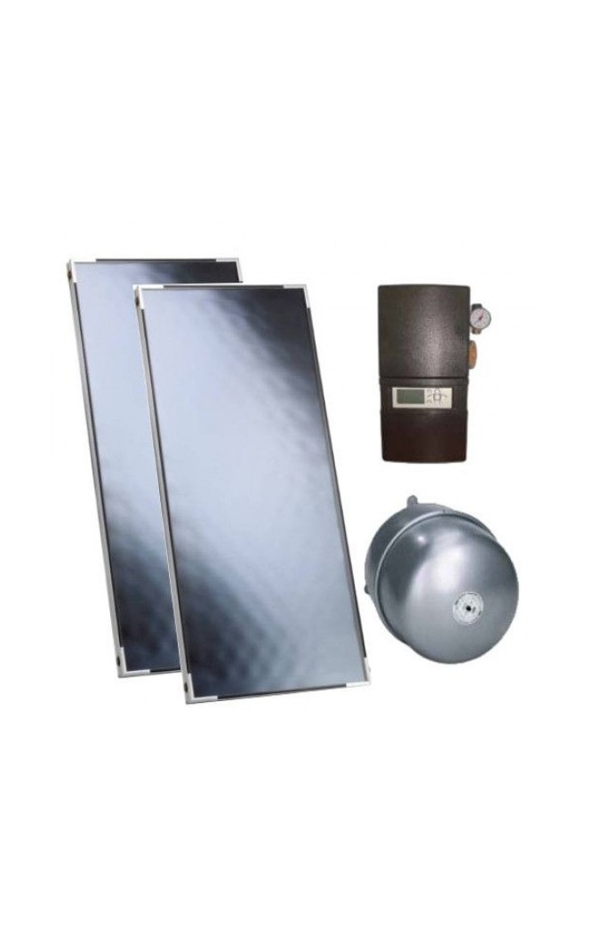 Pachet panouri solare plane Vitosol 100-FM cu sistem de automatizare Vitosolic 100